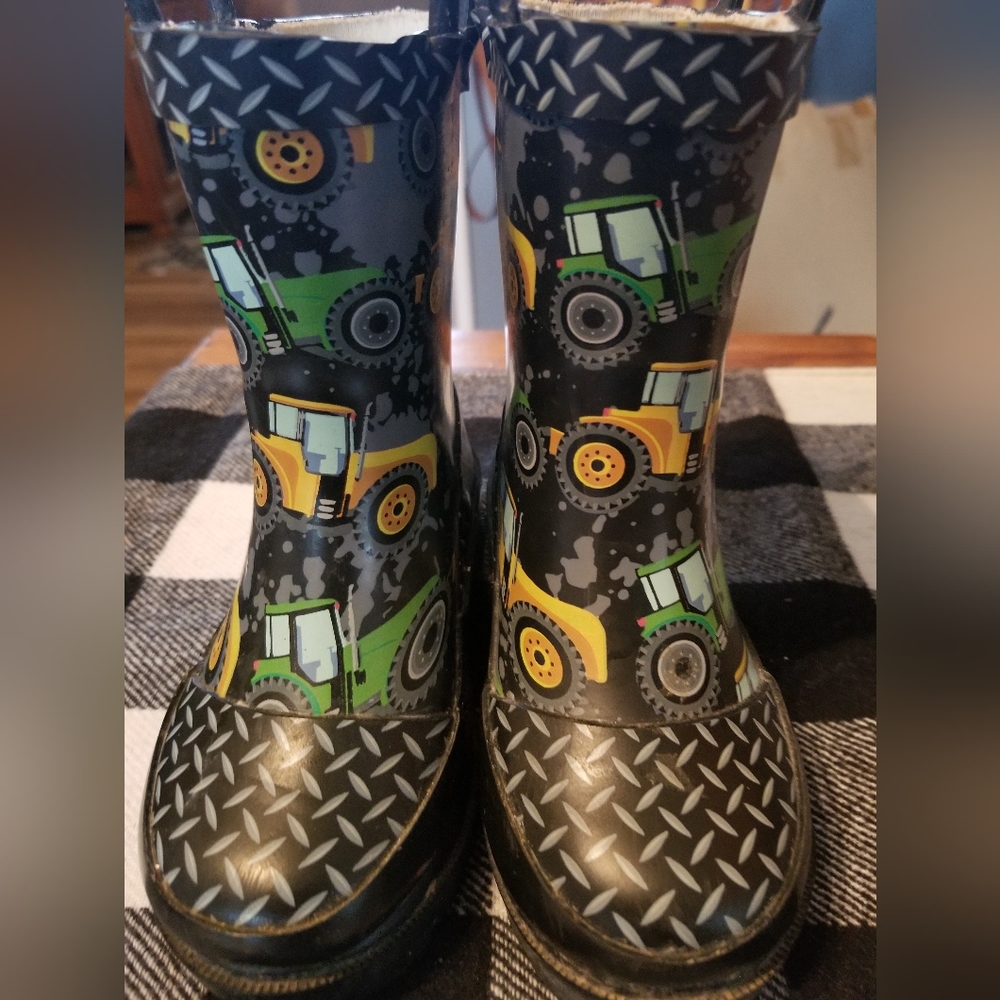 Boys Western Field Tractor Boots 5/6
